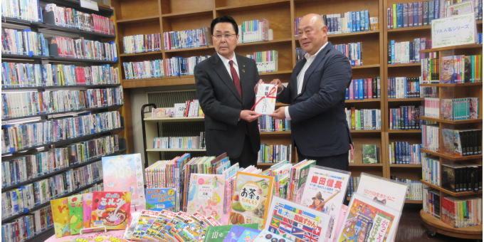 クロレラ工業株式会社様より電子書籍や児童書を寄贈していただきました！2025.3